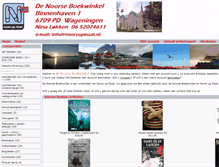 Tablet Screenshot of denoorseboekwinkel.nl